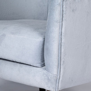 Slope Arm Armchair | Blue Velvet in Furniture from Oriana B www.orianab.com