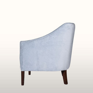 Slope Arm Armchair | Blue Velvet in Furniture from Oriana B www.orianab.com