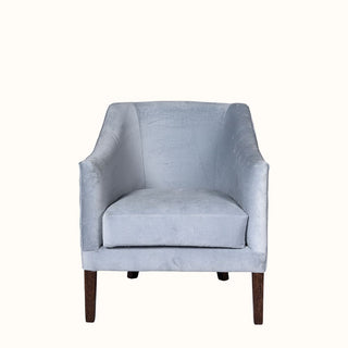 Slope Arm Armchair | Blue Velvet in Furniture from Oriana B www.orianab.com