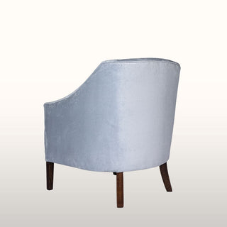 Slope Arm Armchair | Blue Velvet in Furniture from Oriana B www.orianab.com