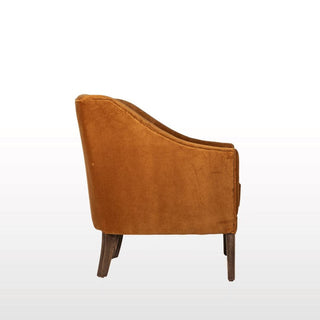 Slope Arm Armchair | Rust Velvet in Furniture from Oriana B www.orianab.com
