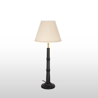 Small Black Table Lamp | Neutral Lampshade in Lighting from Oriana B www.orianab.com
