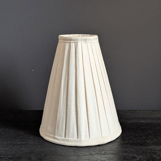 Small Cone Pleated Lampshade | SAMPLE in Outlet from Oriana B www.orianab.com