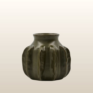 Small Dark Green Ceramic Vase in Homewares from Oriana B www.orianab.com