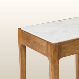 Small Delphi Side Table | White Marble in Furniture from Oriana B www.orianab.com