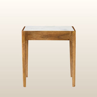 Small Delphi Side Table | White Marble in Furniture from Oriana B www.orianab.com