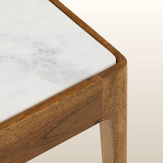 Small Delphi Side Table | White Marble in Furniture from Oriana B www.orianab.com