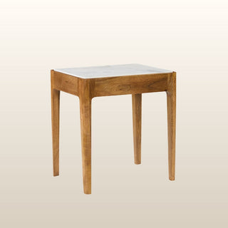 Small Delphi Side Table | White Marble in Furniture from Oriana B www.orianab.com