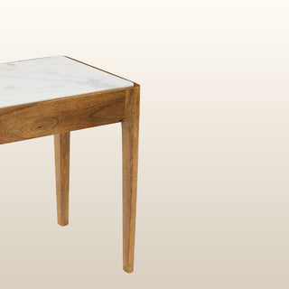 Small Delphi Side Table | White Marble in Furniture from Oriana B www.orianab.com