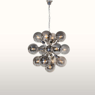 Smoked Glass Globe Pendant Light in Lighting from Oriana B www.orianab.com