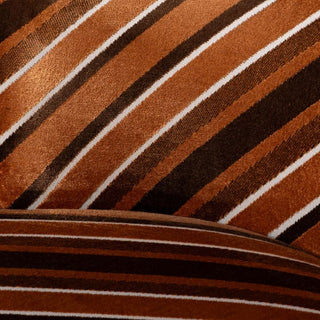 Striped Swivel Chair | Caramel in Furniture from Oriana B www.orianab.com
