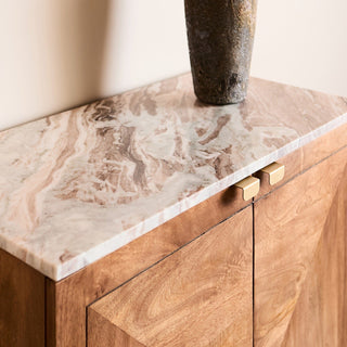 Sunburst Bar Cabinet | Toronto Marble in Furniture from Oriana B www.orianab.com