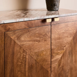 Sunburst Bar Cabinet | Toronto Marble in Furniture from Oriana B www.orianab.com