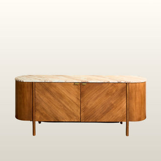 Sunburst Sideboard with Toronto Marble | 200 in Furniture from Oriana B www.orianab.com