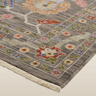 Suzani Black | Wool Blend Rug in Homewares from Oriana B www.orianab.com
