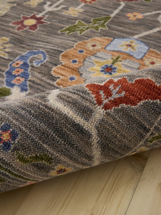 Suzani Black | Wool Blend Rug in Homewares from Oriana B www.orianab.com