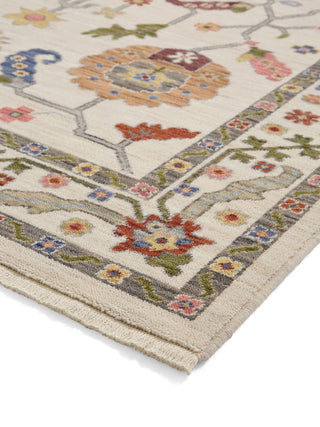 Suzani Silver | Wool Blend Rug in Homewares from Oriana B www.orianab.com