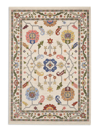 Suzani Silver | Wool Blend Rug in Homewares from Oriana B www.orianab.com