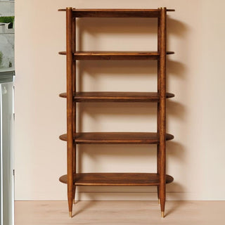 Tall Brass Detail Shelf in Furniture from Oriana B www.orianab.com