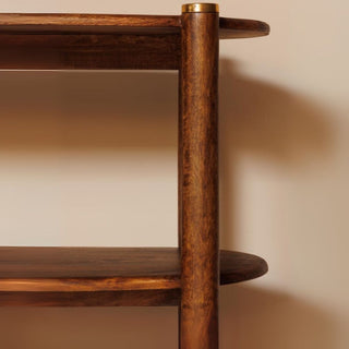 Tall Brass Detail Shelf in Furniture from Oriana B www.orianab.com