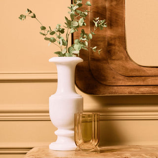 Tall White Marble Vase in Homewares from Oriana B www.orianab.com
