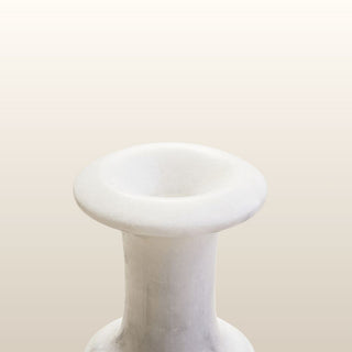 Tall White Marble Vase in Homewares from Oriana B www.orianab.com