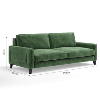 The Chelsea Sofa | Highland Green in Bespoke from Oriana B www.orianab.com