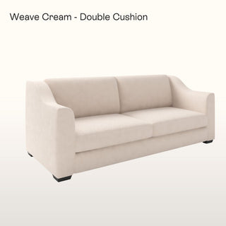 The Kidman Sofa | Bouclé Weave | Cream in Bespoke from Oriana B www.orianab.com