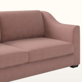 The Kidman Sofa | Bouclé Weave | Dusky Pink in Bespoke from Oriana B www.orianab.com