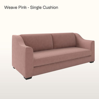 The Kidman Sofa | Bouclé Weave | Dusky Pink in Bespoke from Oriana B www.orianab.com