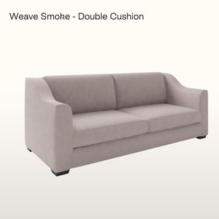 The Kidman Sofa | Bouclé Weave | Smoke in Bespoke from Oriana B www.orianab.com