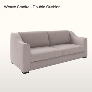 The Kidman Sofa | Bouclé Weave | Smoke in Bespoke from Oriana B. www.orianab.com