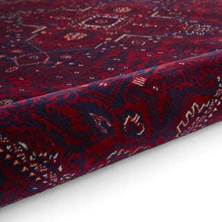 Traditional Style Red Rug | Three Sizes | Stepped Pattern in Homewares from Oriana B www.orianab.com
