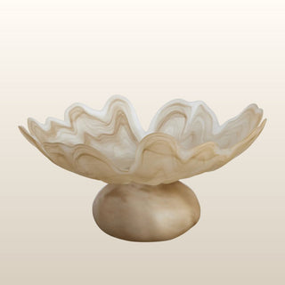 Translucent Glass Pedestal Bowl in Homewares from Oriana B www.orianab.com