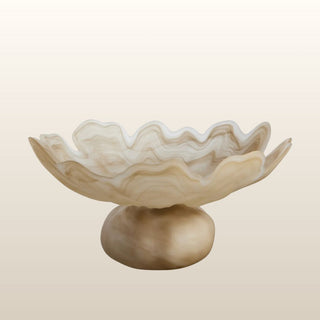 Translucent Glass Pedestal Bowl in Homewares from Oriana B www.orianab.com