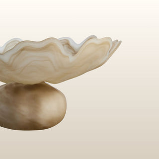Translucent Glass Pedestal Bowl in Homewares from Oriana B www.orianab.com