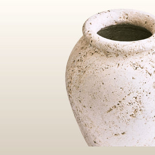 Travertine Vase in from Oriana B www.orianab.com