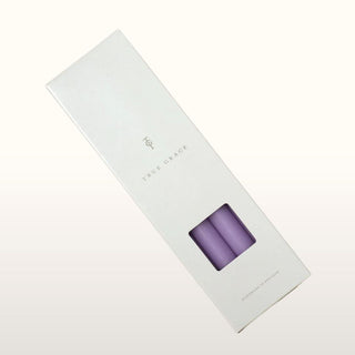 True Grace Dinner Candles | Lilac in Homewares from Oriana B www.orianab.com