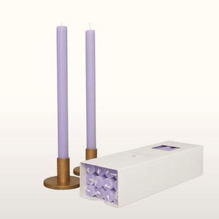 True Grace Dinner Candles | Lilac in Homewares Pair from Oriana B. www.orianab.com