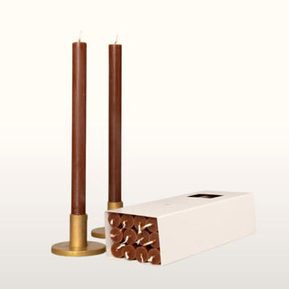 True Grace Dinner Candles | Mocha in Homewares from Oriana B www.orianab.com