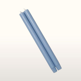 True Grace Dinner Candles | Sky Blue in Homewares from Oriana B www.orianab.com