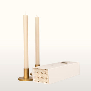 True Grace Dinner Candles | Stone in Homewares from Oriana B www.orianab.com