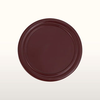 Twisted Enamel Side Table | Burgundy in Furniture from Oriana B www.orianab.com