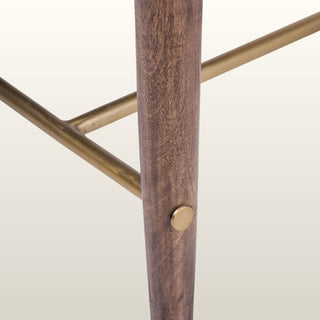 Upholstered Bench | Rust Velvet in Furniture from Oriana B www.orianab.com