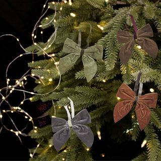 Velvet Bows | Set of 4 in Christmas from Oriana B www.orianab.com