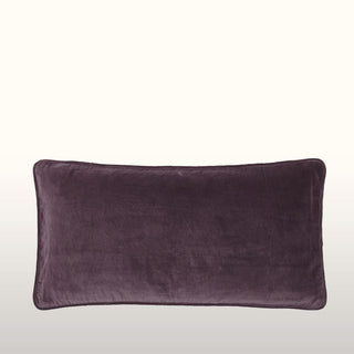 Velvet Cushion | Plum | 30x60 in Homewares from Oriana B www.orianab.com