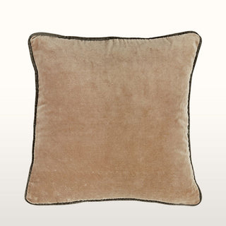 Velvet Cushion | Salmon Pink | 45x45 in Homewares from Oriana B www.orianab.com