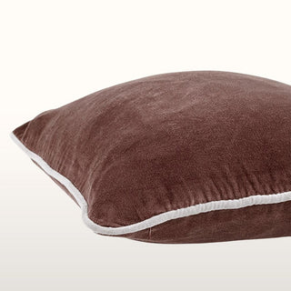 Velvet Cushion | Wine | 45x45 in Homewares from Oriana B www.orianab.com