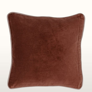 Velvet Cushion | Wine | 45x45 in Homewares from Oriana B. www.orianab.com