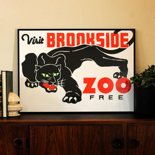 Visit Brookside Zoo Free Print | 50x70 in Homewares from Oriana B www.orianab.com